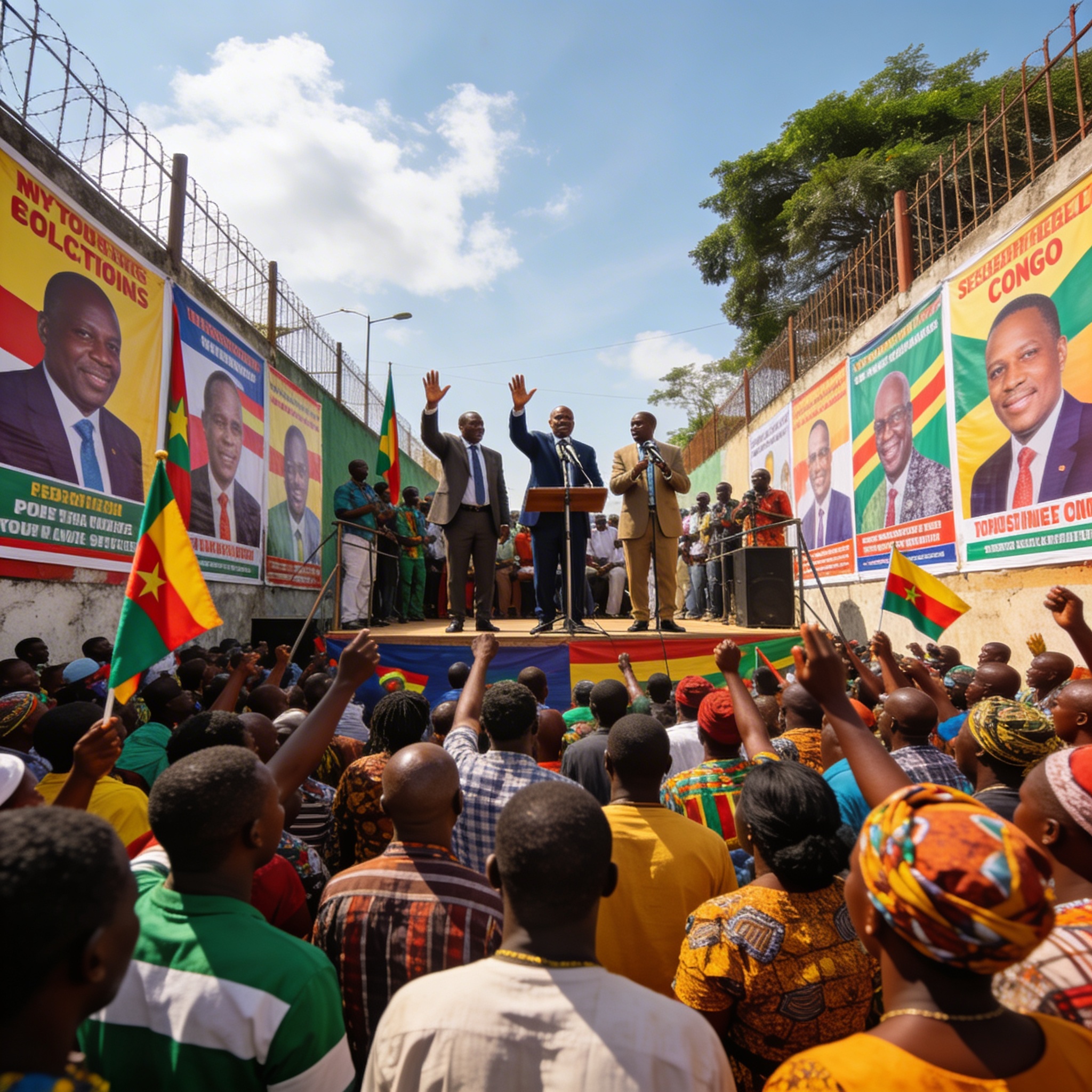 Ouverture officielle de la campagne présidentielle au Congo