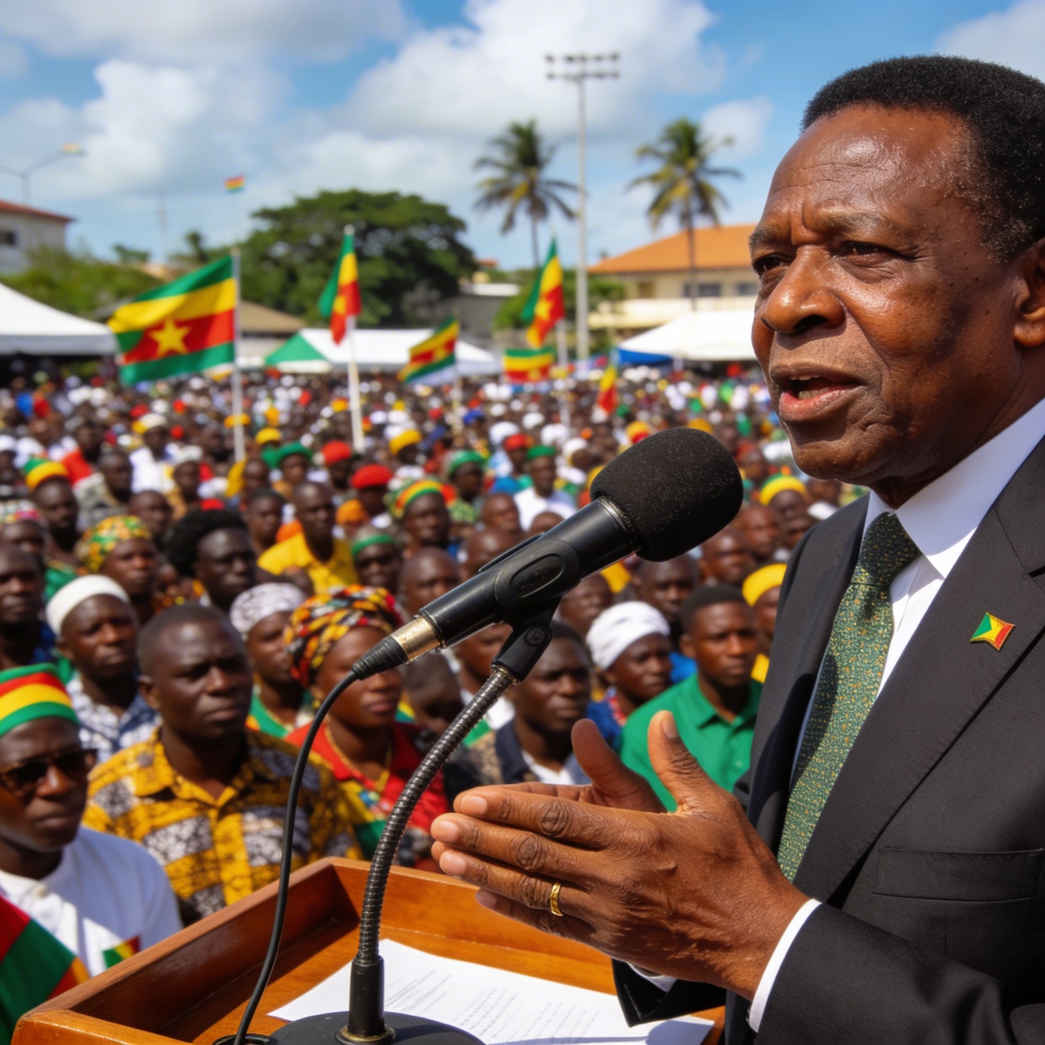 La campagne électorale de Denis Sassou N&rsquo;Guesso à Pointe-Noire : un message aux jeunes générations