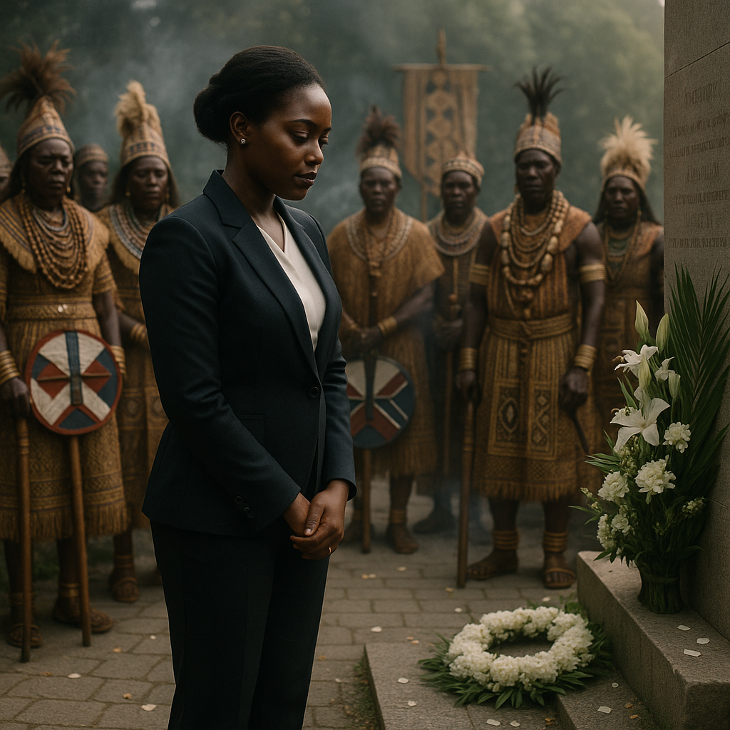 Soutien Royal : Le Monarque Téké Présente ses Condoléances à la Directrice du Mémorial